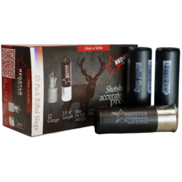 Redstar Ordnance 12 Gauge 1oz 2 3 4 In Rifled Slug Shotgun Ammunition Free Shipping Over 49 Redstar Ordnance 12 Gauge 1oz 2 3 4 In Rifled Slug Shotgun Ammunition Free Shipping Over 49