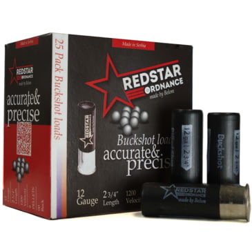 Redstar Ordnance 12 Gauge 9 Pellet 2 3 4 In Shotgun Ammunition 1 26 Off Free Shipping Over 49 Redstar Ordnance 12 Gauge 9 Pellet 2 3 4 In Shotgun Ammunition 1 26 Off Free Shipping Over 49