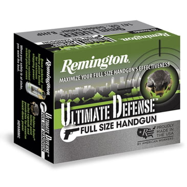 Remington Ultimate Defense Full Size 38 Special P 125 Grain Bonded Jacketed Hollow Point Centerfire Pistol Ammunition Free Shipping Over 49
