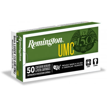 Remington Umc Handgun 380 Acp 95 Grain Full Metal Jacket Centerfire Pistol Ammunition Free Shipping Over 49