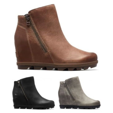 sorel wedge zip boots