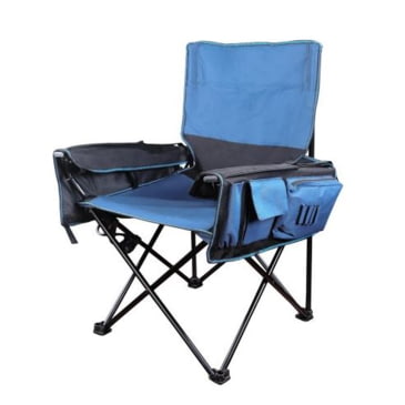 camping chair with fishing rod holder