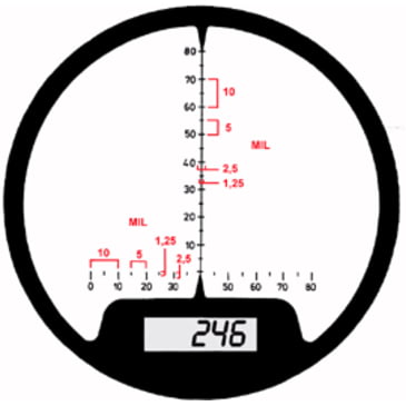 binoculars with reticle
