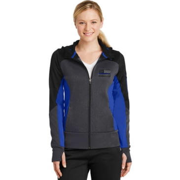thin blue line hoodie women's