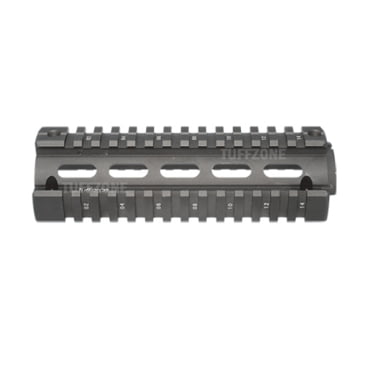 two piece quad rail handguard