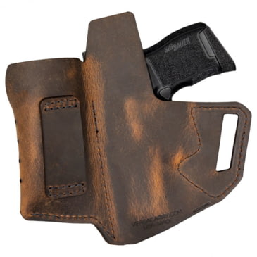 RH Versa Carry Commander OWB Holster w/Magazine Pouch for Most Pistols Brown 