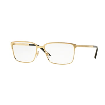 gold frame glasses versace