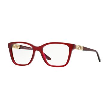 versace red frame glasses