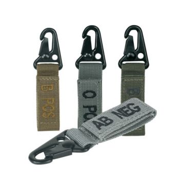 Voodoo Tactical 20-972604000 Blood Type Tags O Positive Pos OD Green 