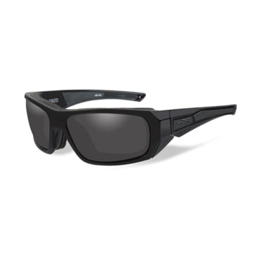 Wiley X Sunglasses Enzo in Gloss Black w//Rx Rim Frame /& Smoke Grey Lens