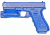 Blueguns Glock 17, Glock 22, Glock 31 Training Guns, Unweighted, M3 Tactical Light, Handgun, w/M3 Tactical Light, Blue, FSG17-M3