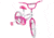 Huffy So Sweet Kids Bike - Girls, White/Pink, 16in, 21810