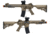 Matrix Sportsline M4 RIS Airsoft AEG Rifle w/G2 Micro-Switch Gearbox, 10in Keymod w/Suppressor, Dark Earth, Large, ST-AEG-270-A-DE