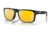 Oakley OO9102 Holbrook Sunglasses - Mens, Matte Black Tortoise Frame, Prizm 24K Polarized Lens, 55, OO9102-9102O3-55