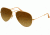 Ray-Ban Aviator Large Metal Sunglasses RB3025 112/85-5814 - Matte Gold Frame, Brown Gradient Lenses