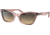 Ray-Ban Lady Burbank RB2299 Sunglasses, Brown Vintage Lenses, Transparent Pink, 52, RB2299-1344BG-52