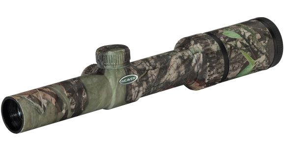 Weaver Kaspa 1-4X24 Slug/Muzzle Bal-X, 30mm Tube, Camo, 849847 — Objective Lens Diameter: 24, Magnification: 1 - 4, Reticle: Ballistic-X, Tube Diameter: 30, Color: Camo — 849847