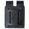 DeSantis Black - Basketweave - Double Mag Pouch - Black Snap