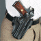 DeSantis  Left Hand - Black - Cocked & Locked Thumb Break Scabbard