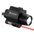 Barska Laser LED Weapon Flashlight, CR123A, Red, 200 Lumens, Black, AU12714