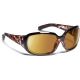 7 Eye Air Dam Sunglasses Mistral, Sharp View Gray Polarized PC Lens, Leopard Tortoise Frame, S-M, Women 585353