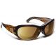 7 Eye Air Shield Sunglasses Briza, Sharp View Gray Polzarized PC Lens, Sunset Tortoise Frame, S-M, Women 310653