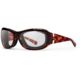 7Eye by Panoptix Women's AirShield Sedona Sunglasses, RX Ready, Light Tortoise Frame, SharpView Clear Lens, M-L, 326040
