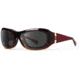 7Eye by Panoptix Womens AirShield Sedona Sunglasses, RX Ready, Ruby Fade Frame, SharpView Gray Lens, M-L 326441
