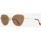 AO Whitney Sunglasses - Womens, Gold Frame, Cosmetan Brown AOLite Nylon Lenses, 51-19-145, WHI358STHABNN