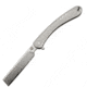 Artisan Cutlery Orthodox Framelock Folding Knife, 5in Closed, 3.5in Damascus Steel Blade, Gray Titanium Handle, Pocket Clip, Metal Tin, Black Nylon Zippered Storage Case, 1817GD-GY