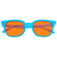 Bertha Betty Polarized Sunglasses - Womens, Light Blue Frame, Orange Lens, Light Blue/Orange, One Size, BRSBR051C5