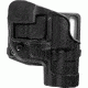 Blackhawk Serpa CQC Concealment Holster with Matte Finish w/Belt Loop and Paddle, Black, Right Hand, Taurus 85, 410532BK-R