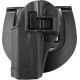 BlackHawk Sportster SERPA CMG Paddle Holster, Glock 20/Glock 37/Glock 21/Smith &amp; Wesson M&amp;P 45L, Left Hand, Matte, Gunmetal Gray, 413513BK-L