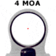 C-MORE Railway Red Dot Sight w/Click Switch, Blue, 4 MOA CRWBB-4