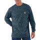 Carhartt Long Sleeve Workwear Pocket T-Shirt - Mens-Bluestone-Large