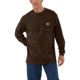 Carhartt Workwear Pocket Long Sleeve T-Shirt for Mens, Dark Coffee Heather, Medium/Regular K126-202-REG-MED