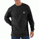 Carhartt Workwear Pocket Long Sleeve T-Shirt for Mens, Black, 2XL/Regular K126-BLK-REG-XXL
