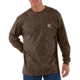 Carhartt Workwear Pocket Long Sleeve T-Shirt for Mens, Dark Brown, 2XL/Regular K126-DKB-REG-XXL