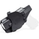 Rounded OWB KYDEX Paddle Holster, SCCY CPX-1/CPX-2, Right Hand, Carbon Fiber, SCY-CPX12-CF-RH-OWBPDL