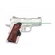 Crimson Trace Master Series Lasergrip w/ Green Laser for 1911 Compact, Rosewood, LG-902G