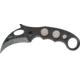 Emerson Karambit Black Plain Folding Knife,Stainless Black T Blade w/ Thumb Slot, G10 Composite Handle EK452