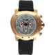 Equipe Grille Watches - Men's - 54mm Case, Quartz Movement, Black/Rose Gold, One Size, EQUE209