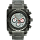 Equipe Gasket Watches - Men's - 48mm Case, Quartz Movement, Black/Silver, One Size, EQUE313