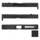Grey Ghost Precision Glock Version 4 Pistol Slide w/ RMR-DP Pro Cut, for Glock 17 Gen 3, Sniper Grey Cerakote, GGP-17-3-OC-SG-V4