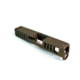 Gun Cuts Juggernaut Slide for Glock 26, Optic Cut, Smoked Bronze, GC-G26-JUG-SBR-RMR