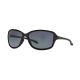 Oakley OO9301 Cohort Sunglasses - Women's, Polished Black Frame, Grey Gradient Polarized Lenses, 930104-61