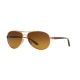 Oakley OO4079 Feedback Sunglasses - Women's, Rose Gold Frame, Brown Gradient Polar Lenses, 407914-59