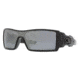 Oakley Oil Rig Polished Black /Black Iridium Polarized Lenses Sunglasses 26-203