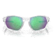 Oakley OO9019A Plazma A Sunglasses - Men's, Matte Clear Frame, Prizm Jade Road Lens, Asian Fit, 59, OO9019A-901918-59