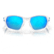 Oakley OO9019A Plazma A Sunglasses - Mens, Matte White Frame, Prizm Sapphire Lens, Asian Fit, 59, OO9019A-901916-59